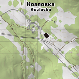 dayz map: chernarus  terrain map